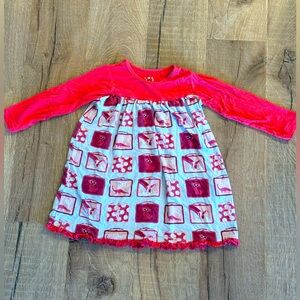 Kickee Pants Classic Long Sleeve Swing Dress in Lantern